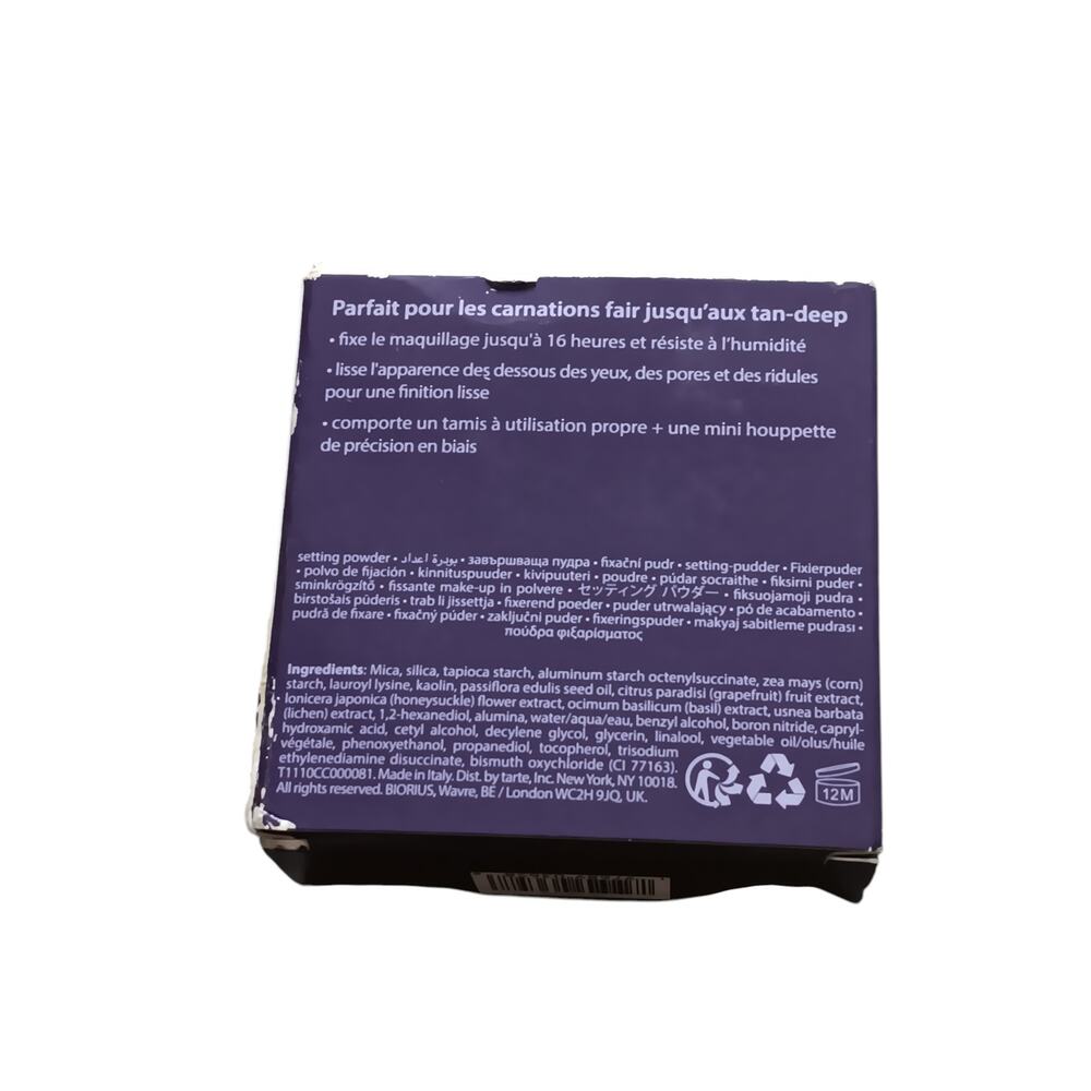 New in Box Tarte Creaseless Setting & Brightening Powder in Translucent - Picture 6 of 14